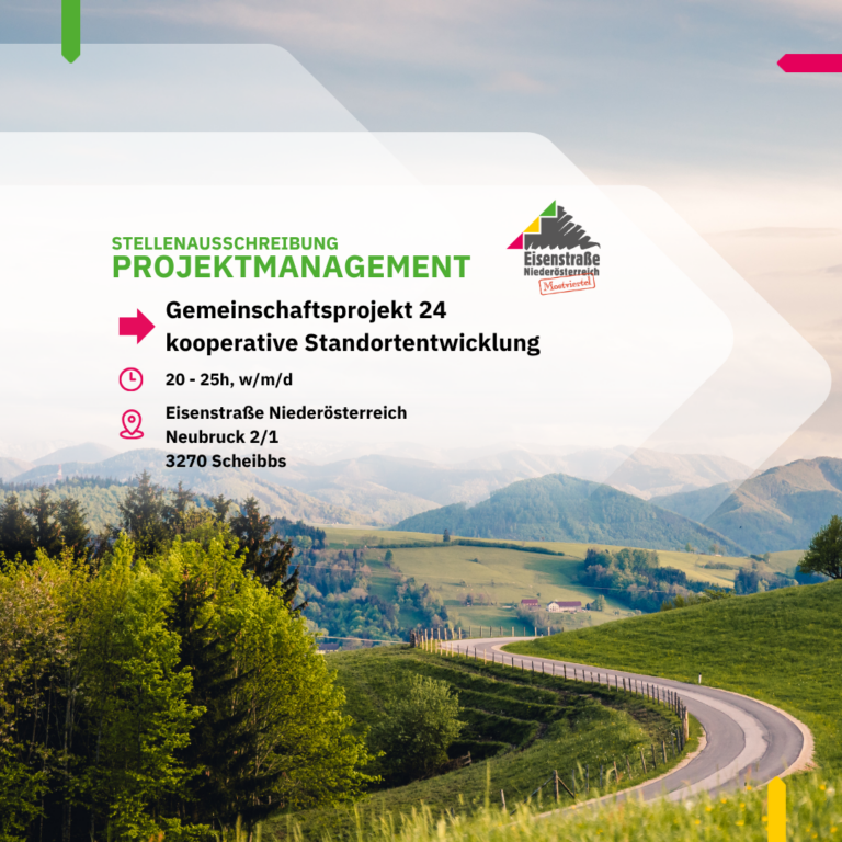 Stellenausschreibung Projektmanagement
