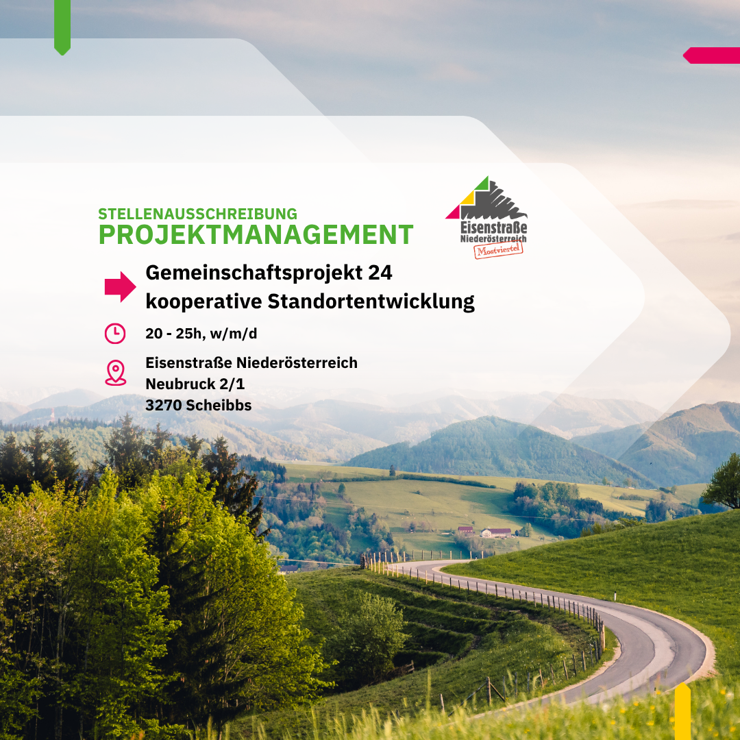 Stellenausschreibung Projektmanagement