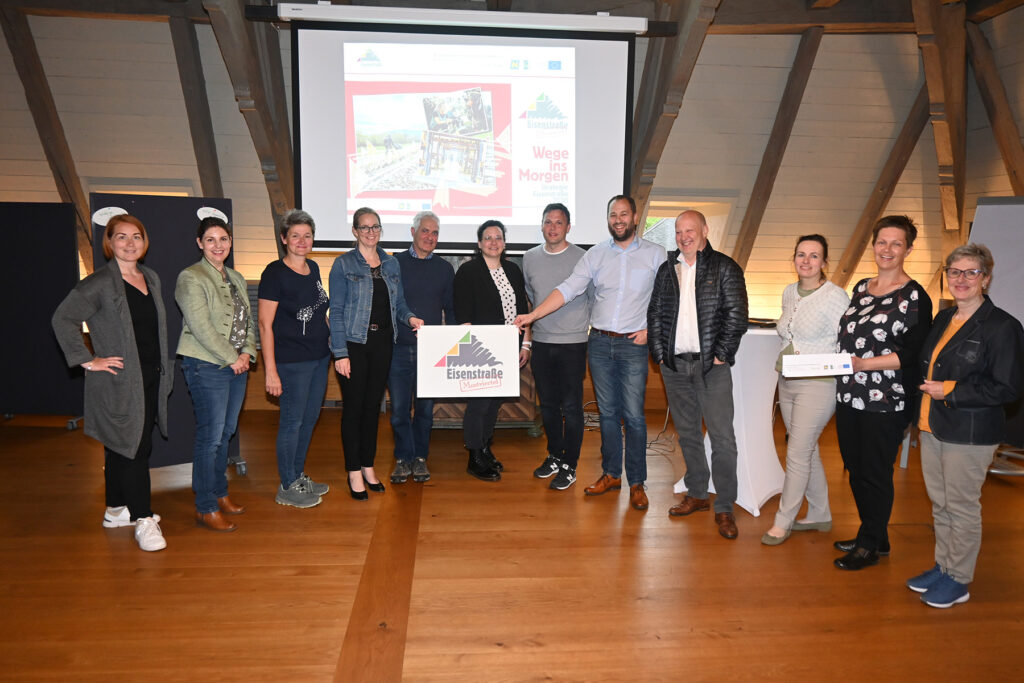 LEADER Steuerungsgruppe Spezial in der "Schmiede Ybbsitz" 2023.