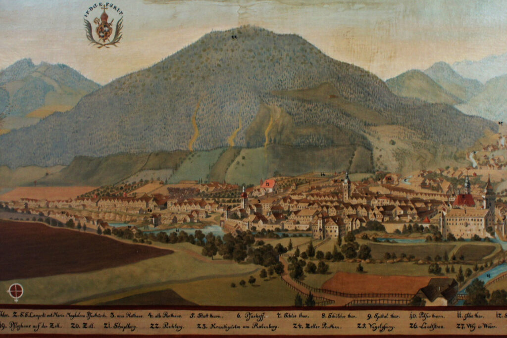 Ansicht von Waidhofen an der Ybbs. Valentin Gappnigg (1661/62-1736)